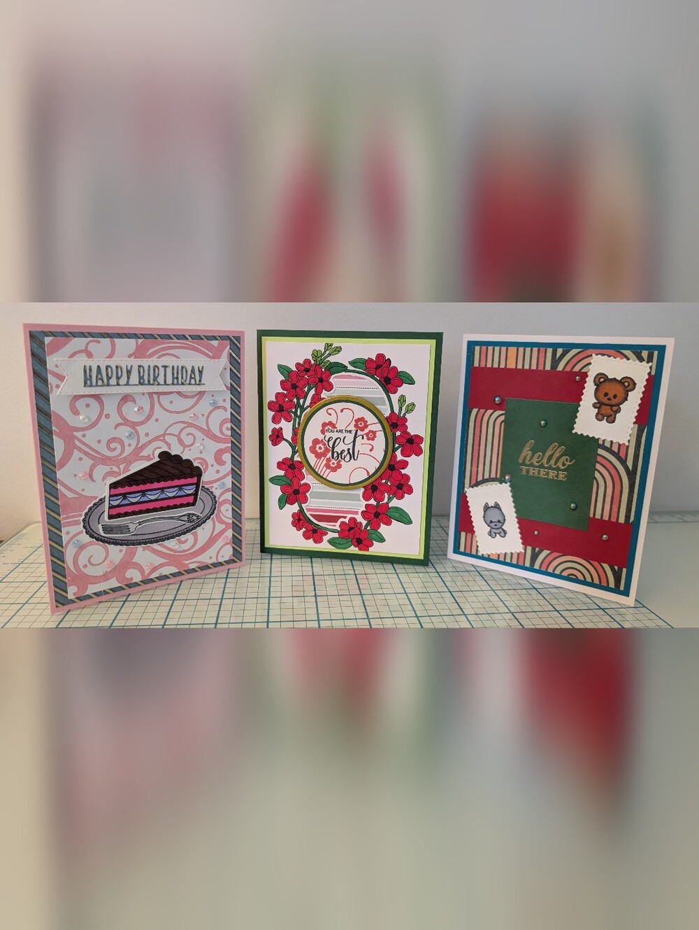 Set Of Birthday And Multi-purpose Cards